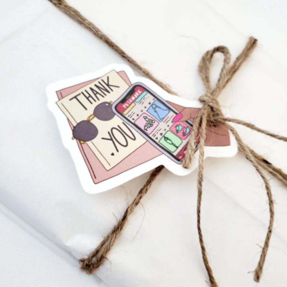 LB005 HANG TAGS Poshmark App Thank You [Price Firm] - Picture 3 of 6
